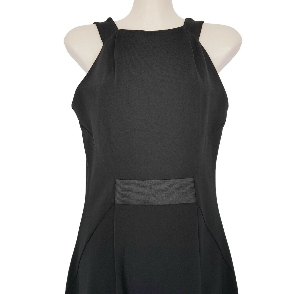 COUNTRY ROAD Black Long Line Elastic Waist Sleeveless Women's Sheath Dress BNWT