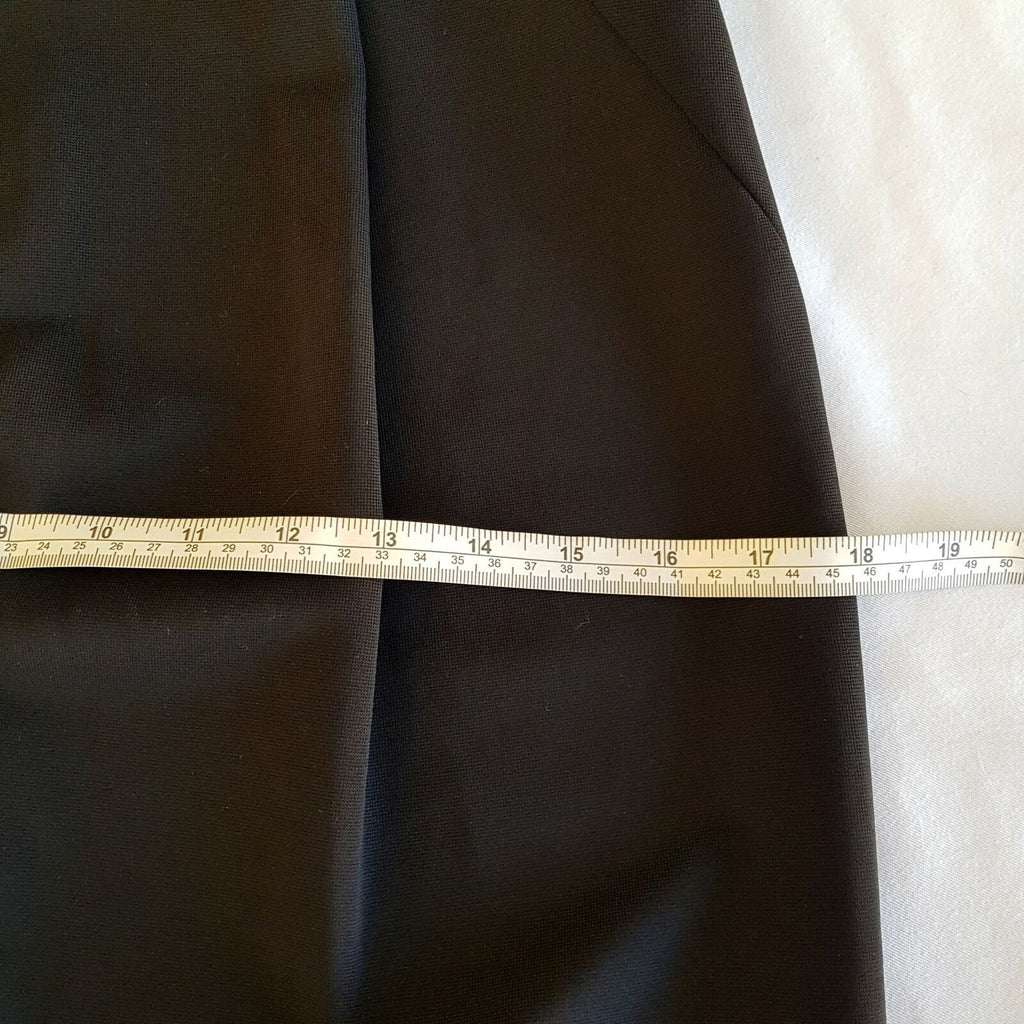 COUNTRY ROAD Black Long Line Elastic Waist Sleeveless Women's Sheath Dress BNWT