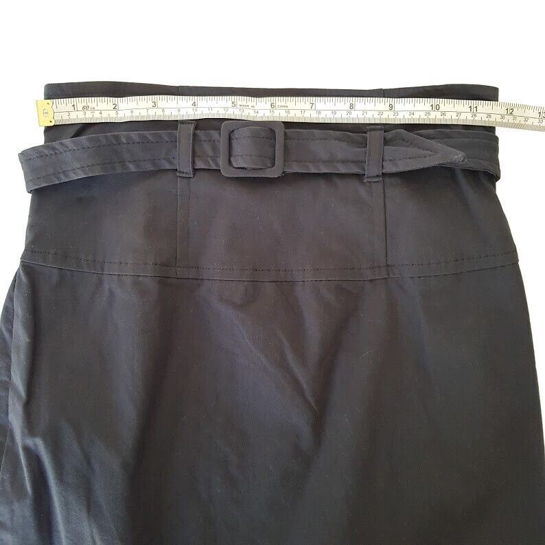 PILGRIM Simone Highwaist Skirt Pencil Grey Belted Pencil Midi Women's Work Wear