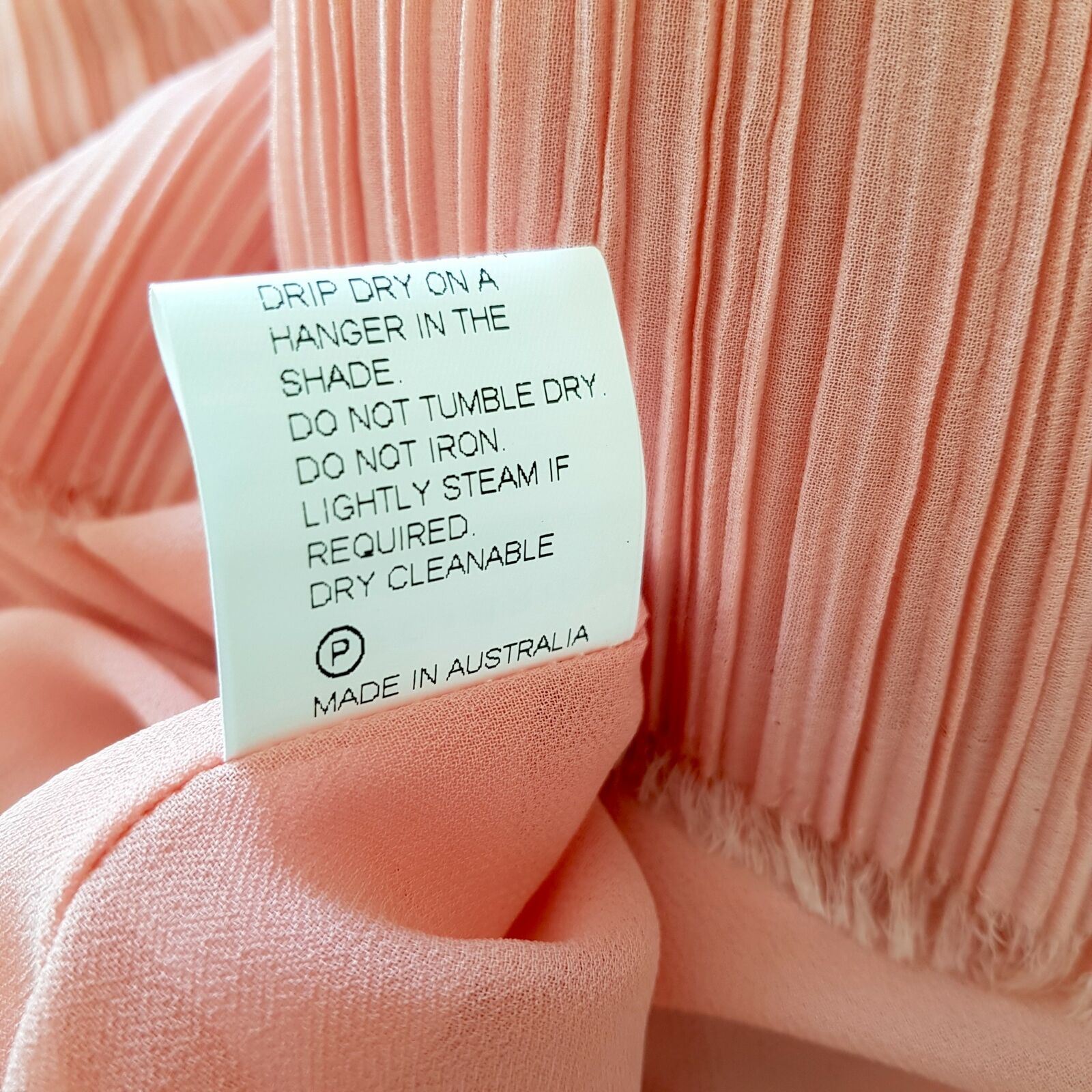 BEC & BRIDGE Designer Beige Pink Women's Tiered Trapeze & Swing Dress Keyhole