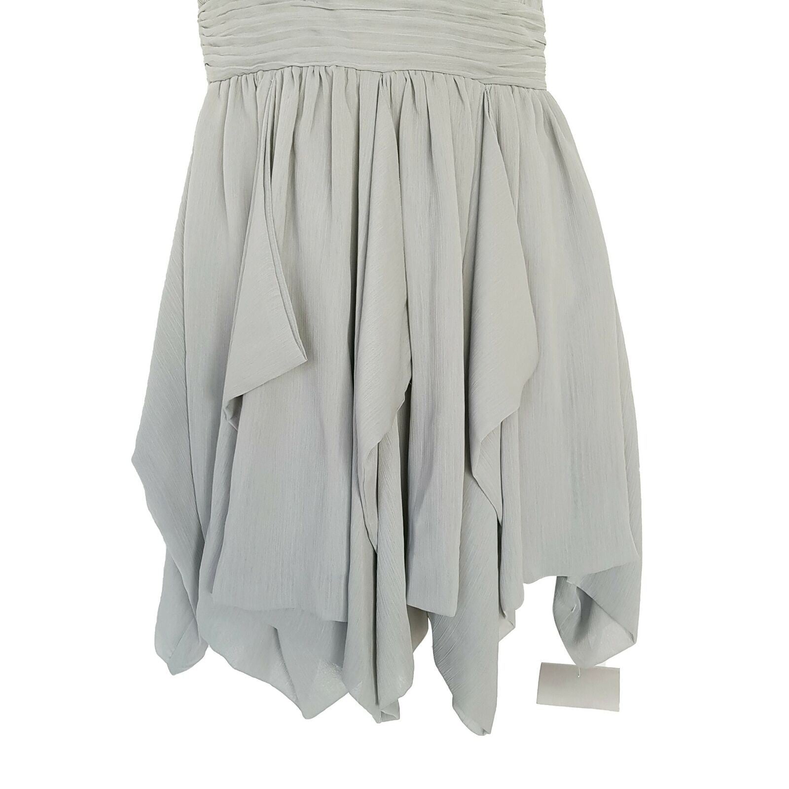 ASOS Sexy Grey Strapless Women's Mini Cocktail Dress Sweetheart Neck Waist Band