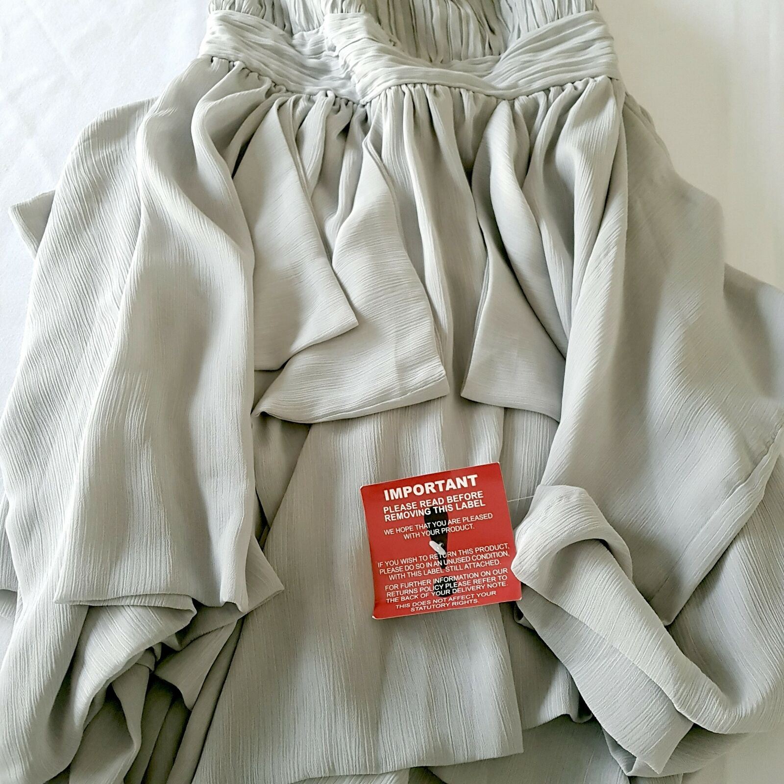 ASOS Sexy Grey Strapless Women's Mini Cocktail Dress Sweetheart Neck Waist Band