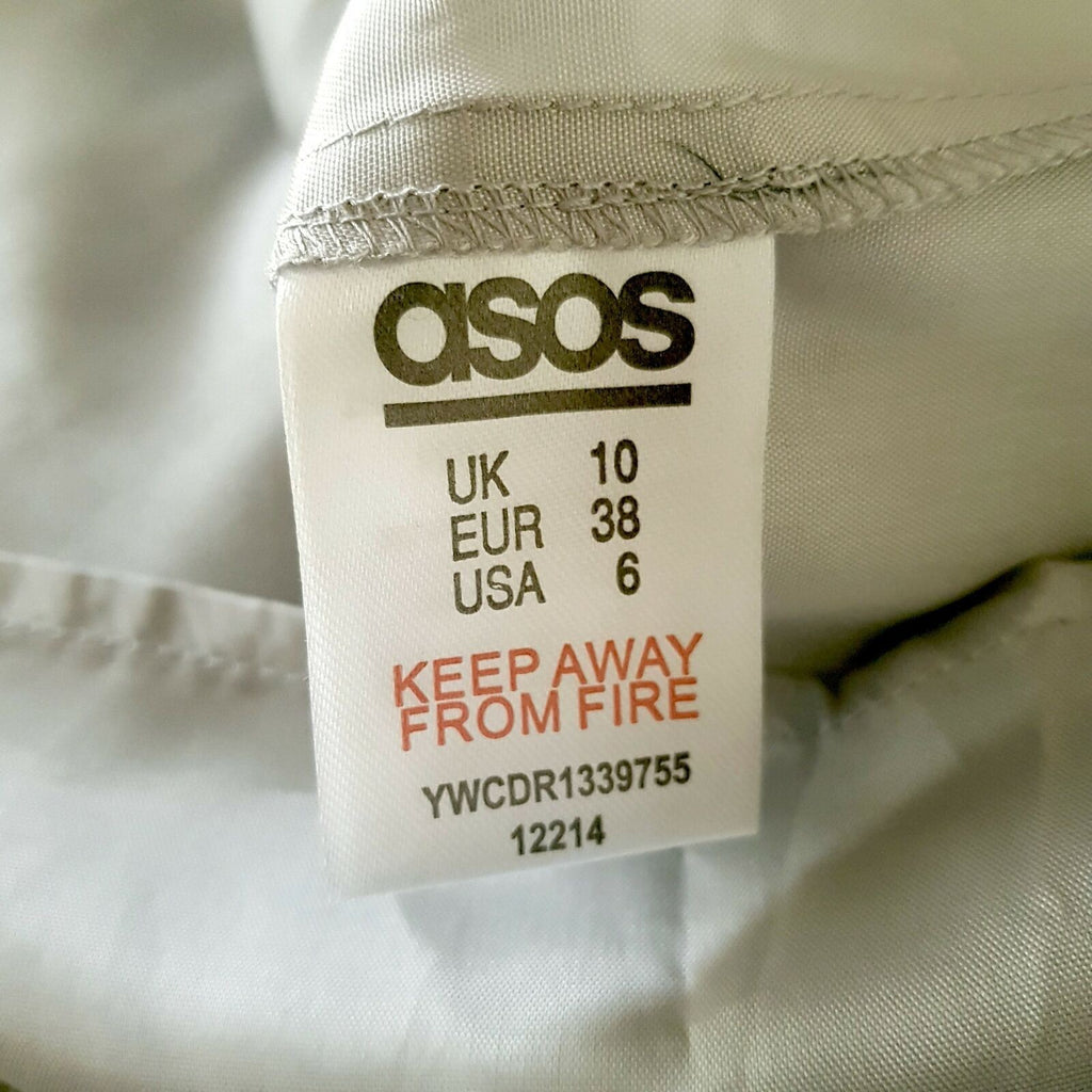 ASOS Sexy Grey Strapless Women's Mini Cocktail Dress Sweetheart Neck Waist Band