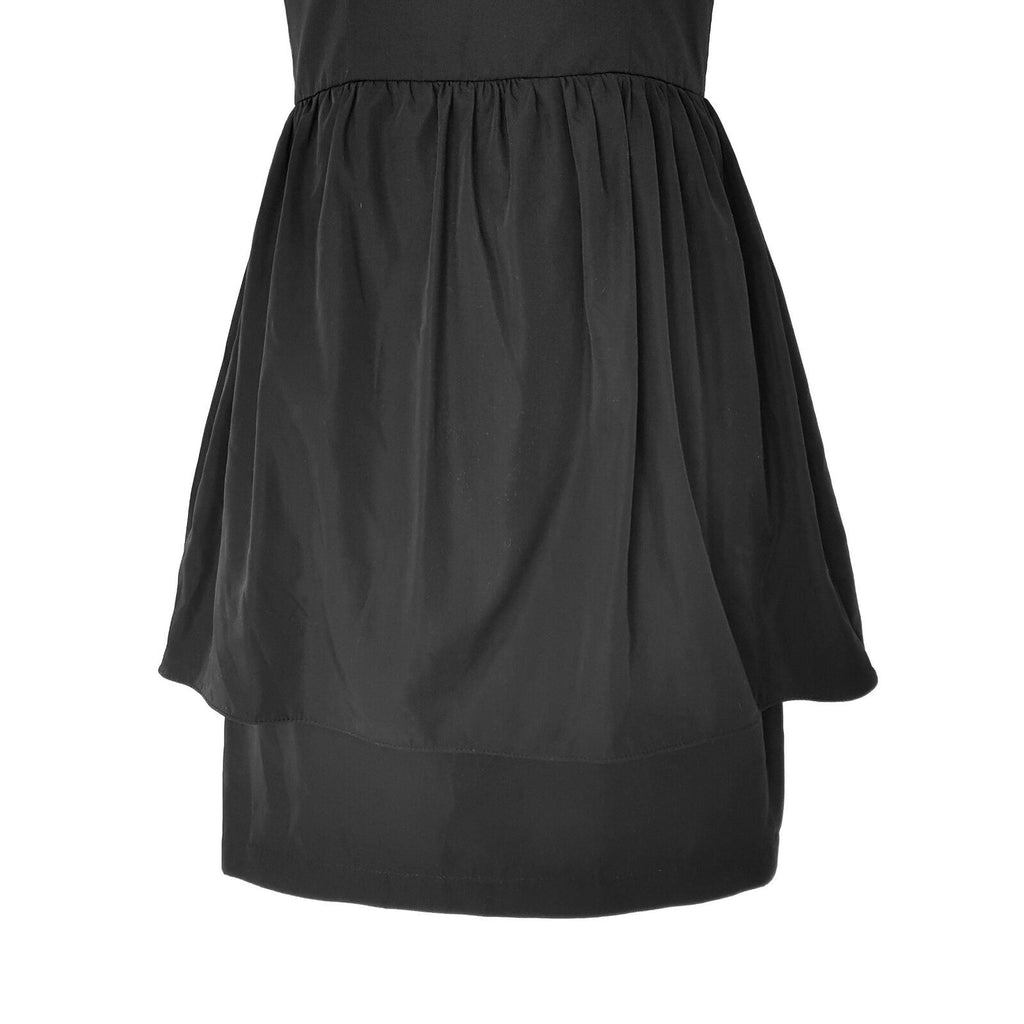 BNWT FORCAST Black Lauren Cupcake Sleeveless Women's Pleated A-Line Dress Size 6