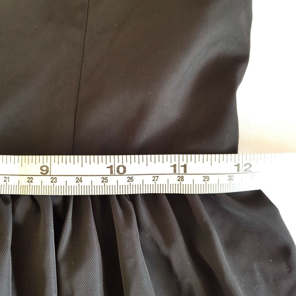 BNWT FORCAST Black Lauren Cupcake Sleeveless Women's Pleated A-Line Dress Size 6