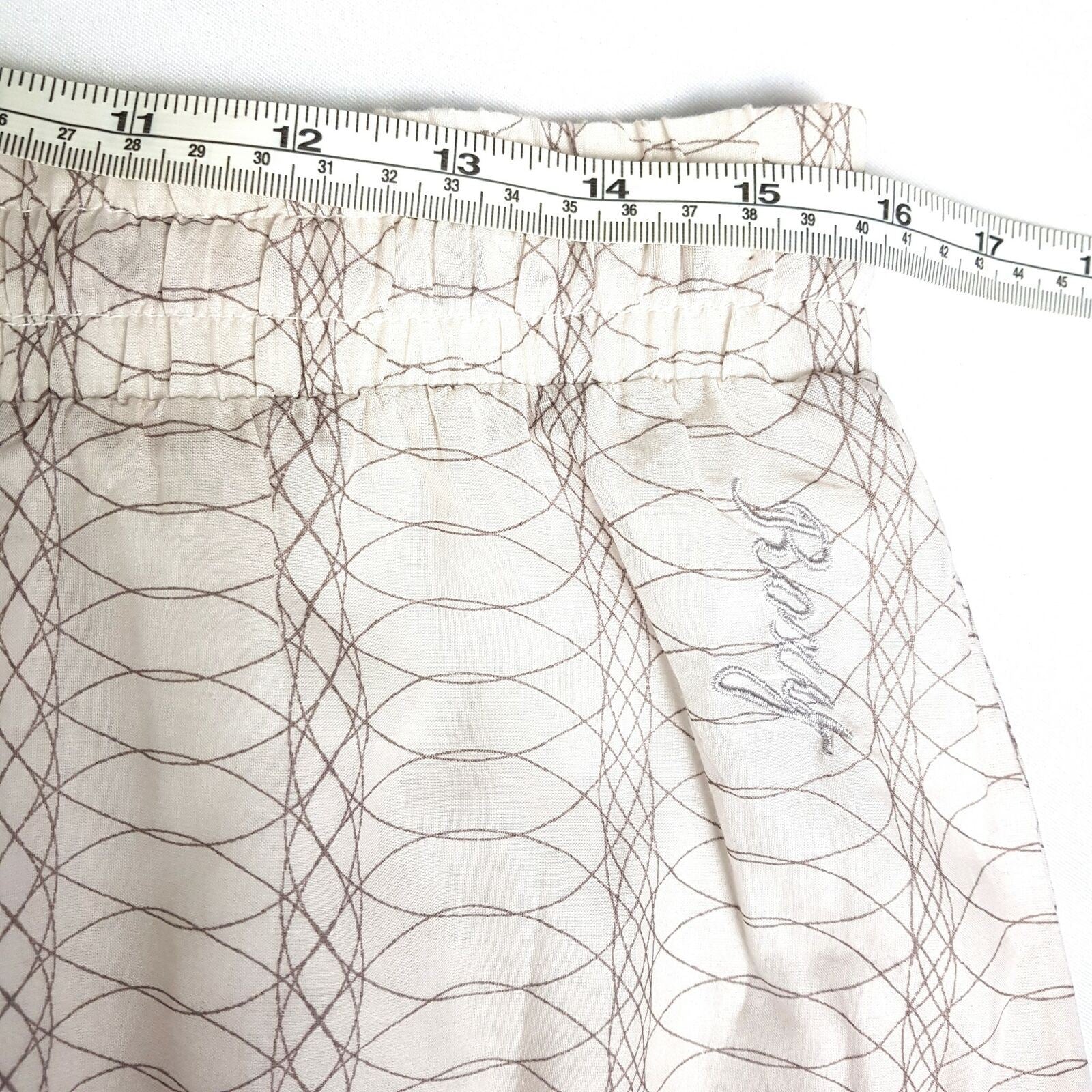 BNWT ROXY Multi-Coloured Pleated Women's Maxi A-Line Skirt Drawstring Size 12