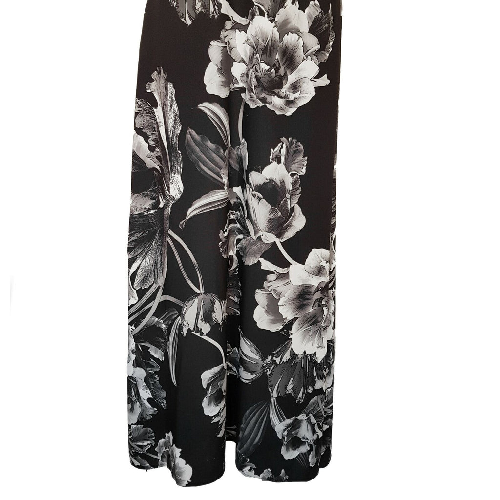 KEEPSAKE More Than This Grey & Black Floral Print Sleeveless Women's Maxi Dress