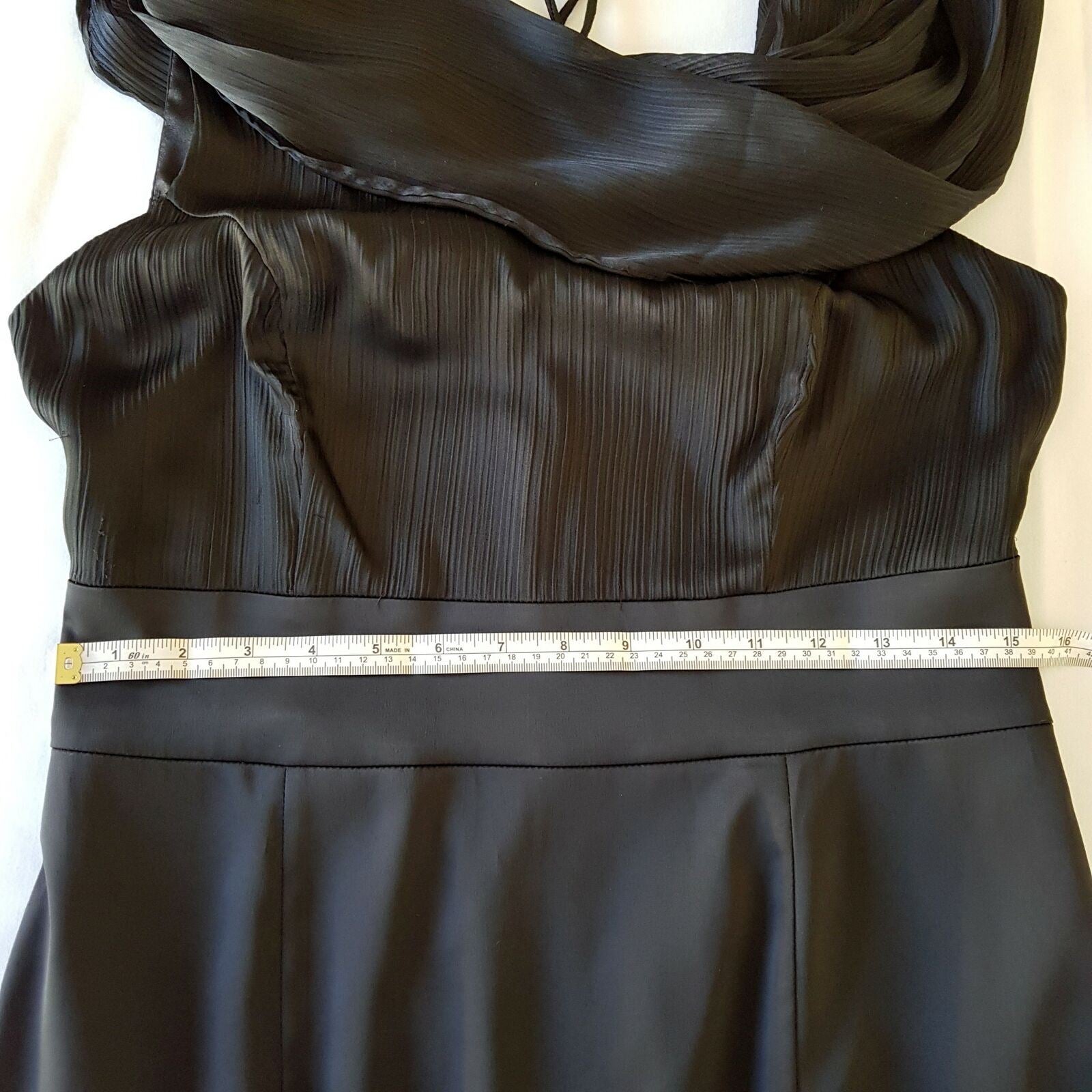 REVIEW Black Sleeveless Women's Shift Cocktail Dress Cowl Neck String Zip Back
