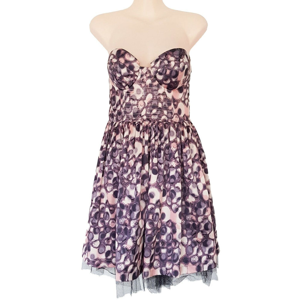 SHEIKE Multi-Coloured Ladies Strapless Cocktail Padded Dress Sweetheart Neckline