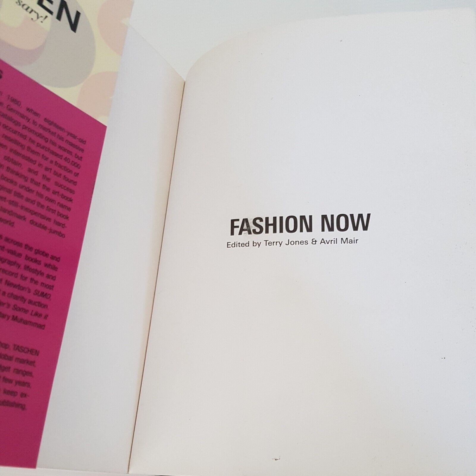 Fashion Now by Taschen GmbH Fashions & Beauty Paperback 2005 Special Edition