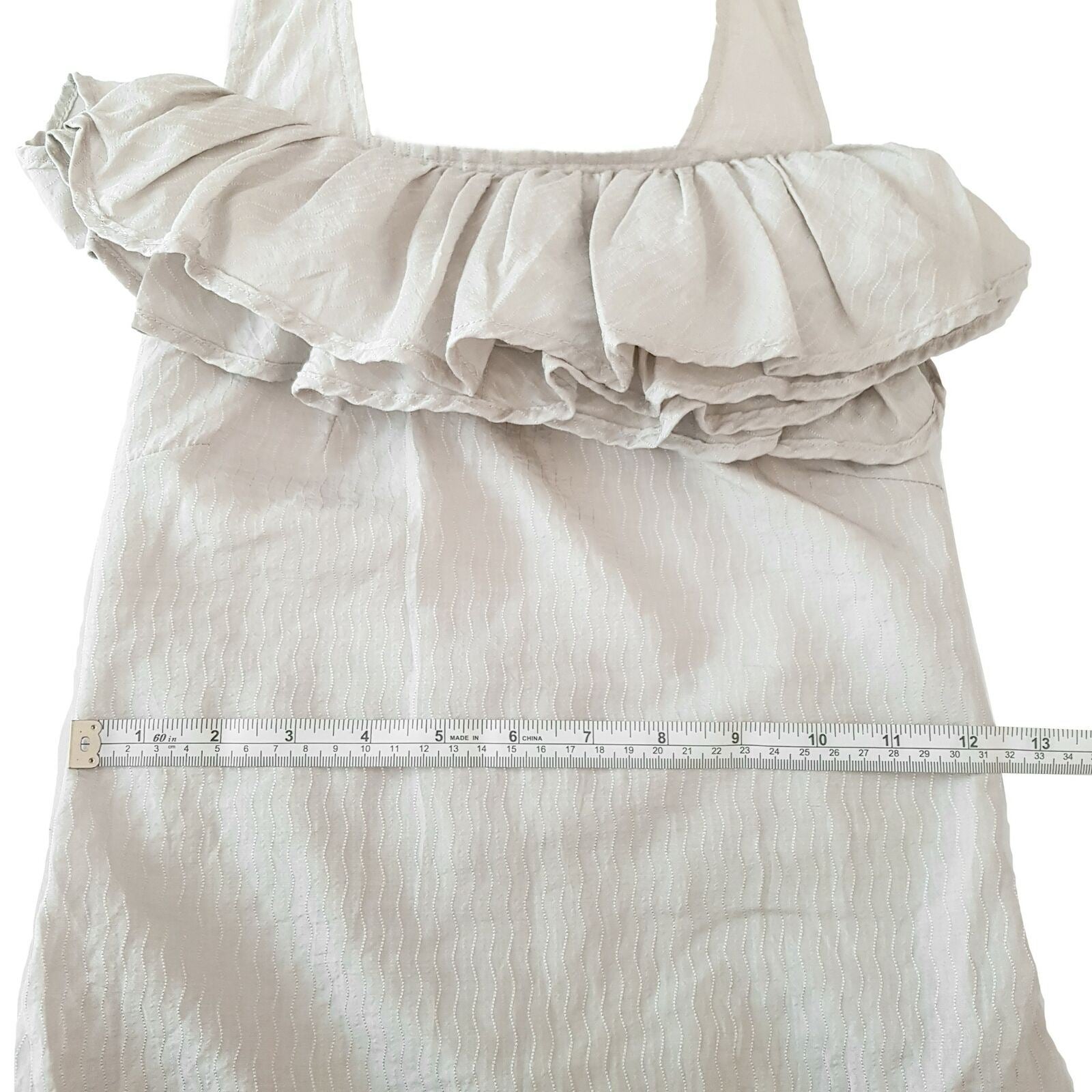 SHILLA Designer Sparkly Beige Ruffle Women's Sleeveless Halter Cocktail Dress