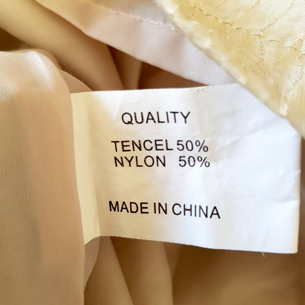 SHILLA Designer Sparkly Beige Ruffle Women's Sleeveless Halter Cocktail Dress