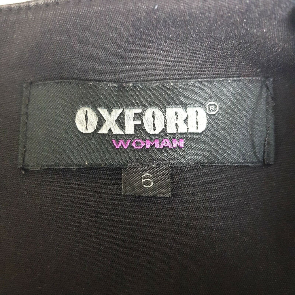 OXFORD Sleeveless Women's A-Line Little Black Dress Silk Cotton Ladies Work Wear