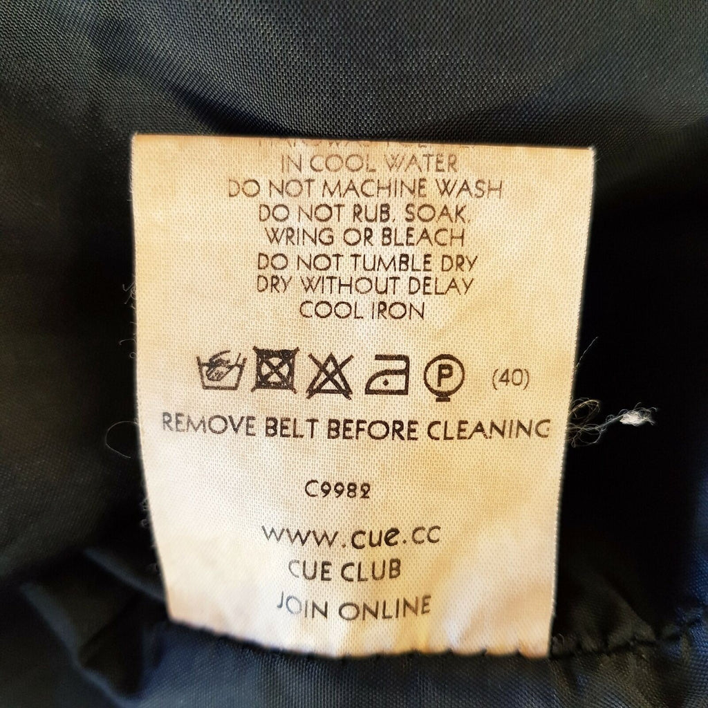 CUE Australia Little Black Dress Sleeveless Women's Sheath Cowl Neck Workwear