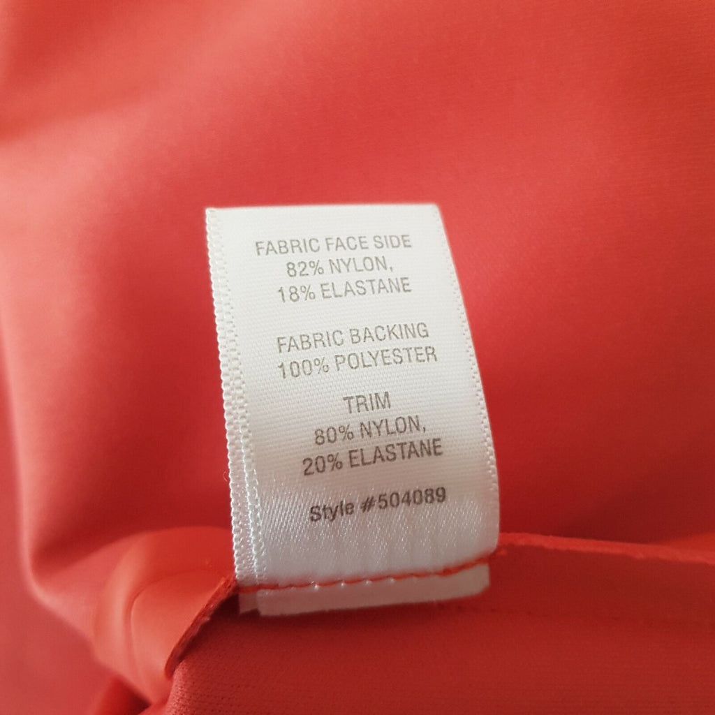 WITCHERY Orange Black A-Line Fit & Flare Pleated Women's Sleeveless Party Dress