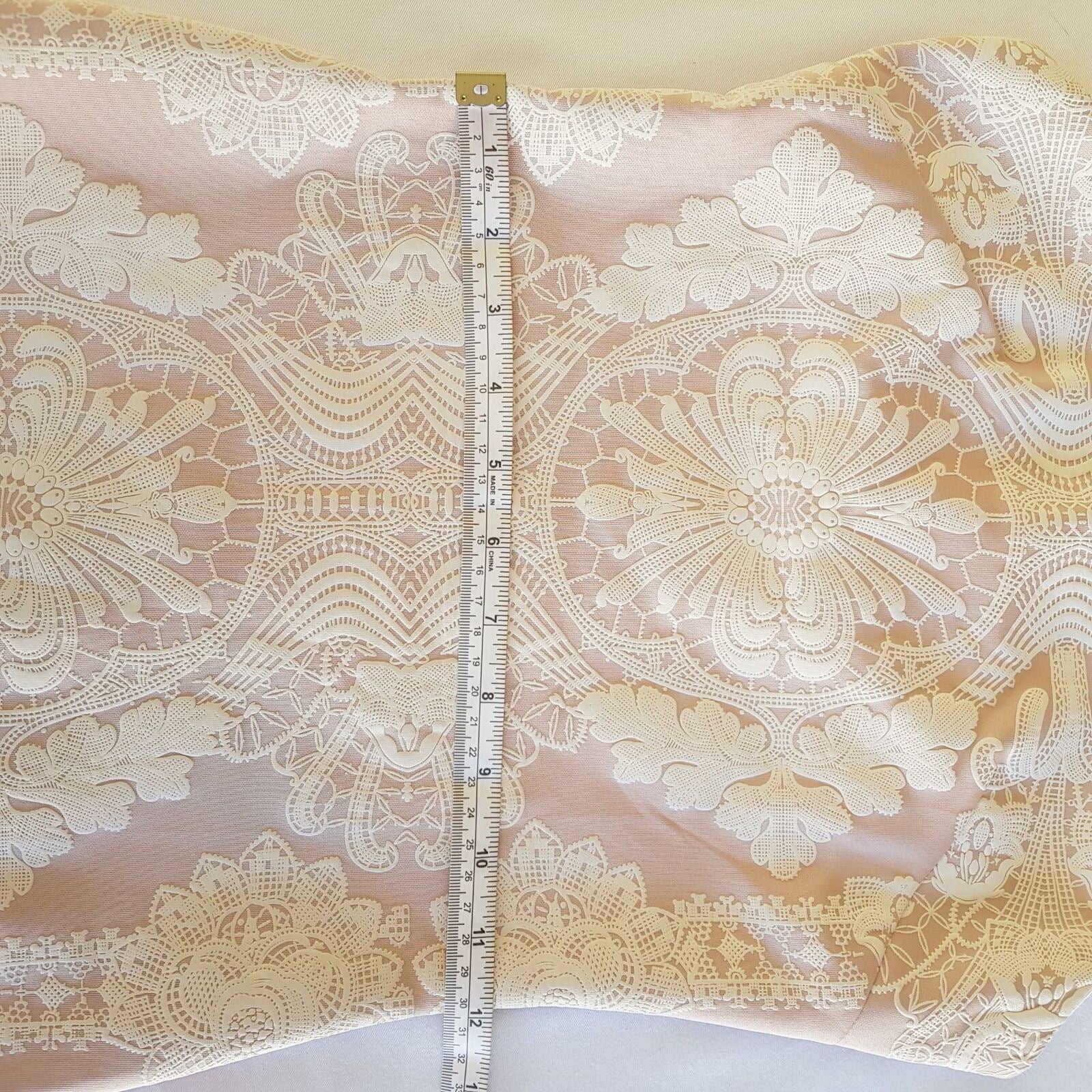 ICE Pink White Lace Design Floral Textured Sleeveless Women's Sexy Bodycon Dress