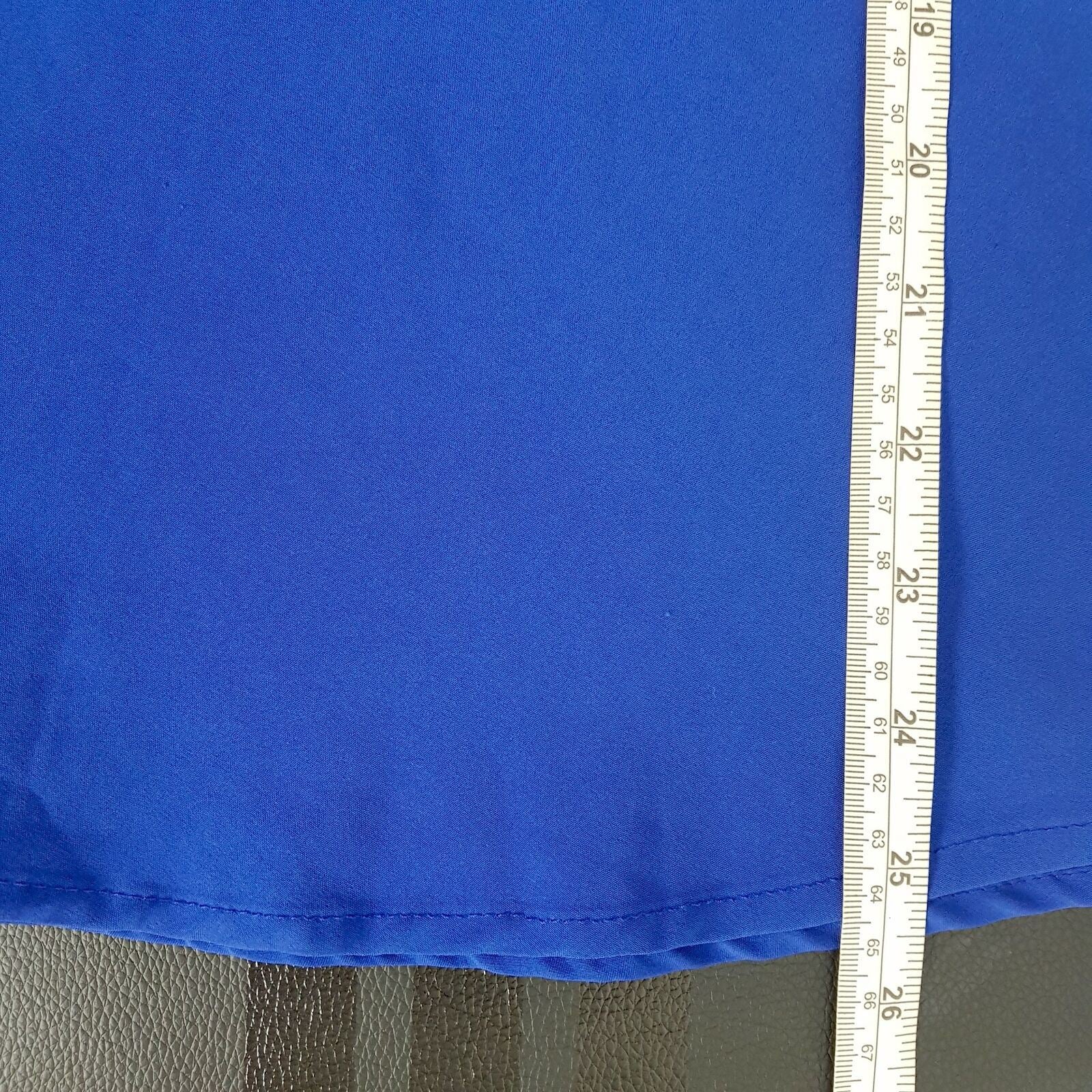 Chic A Booti Tube A-Line Strapless Dress Blue Black Fit Flare Lace Zipper Back 8
