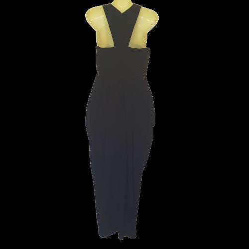 PILGRIM Glass Heart Dress Elegant Black Women's Midi Little Black Dress Halter