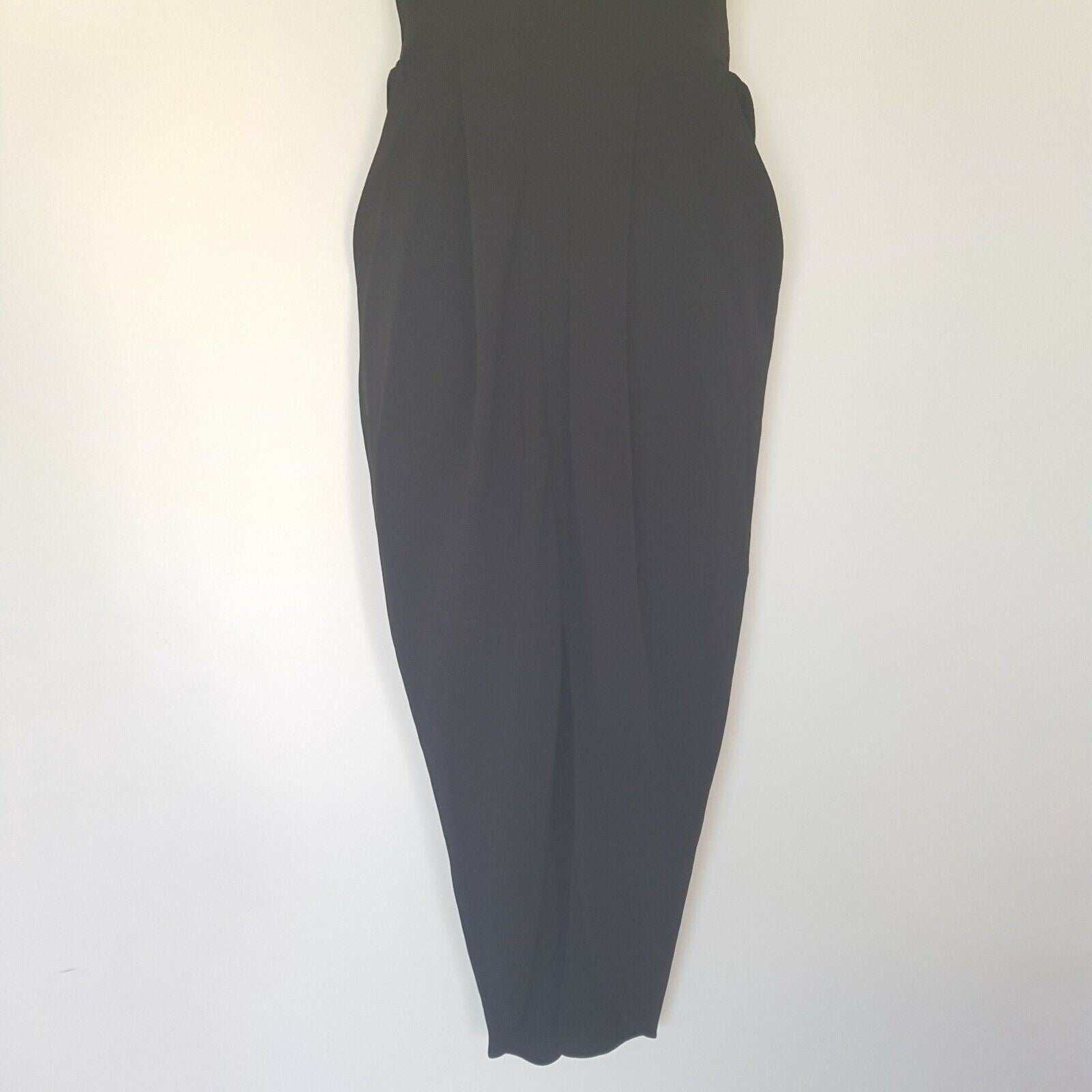 PILGRIM Glass Heart Dress Elegant Black Women's Midi Little Black Dress Halter