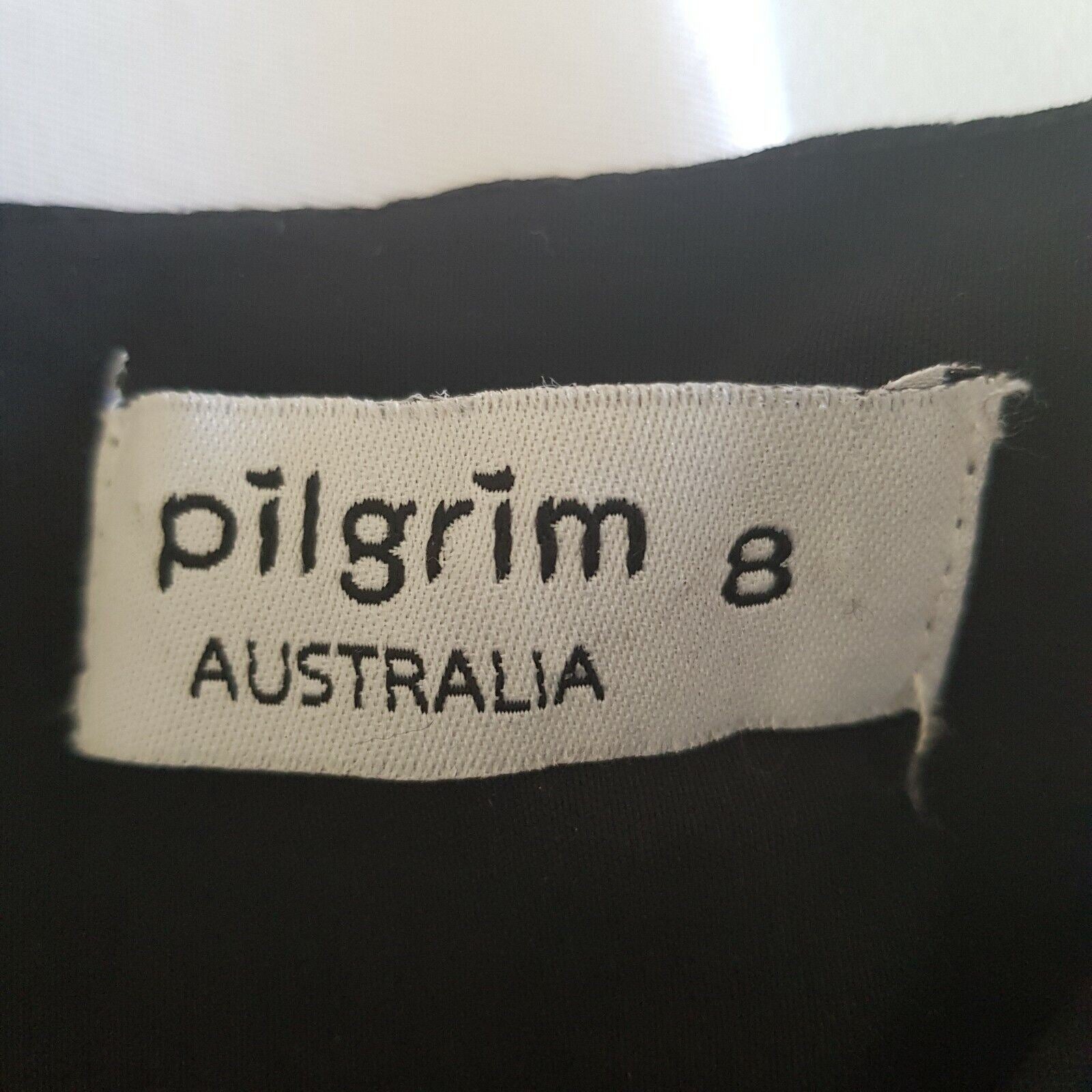 PILGRIM Glass Heart Dress Elegant Black Women's Midi Little Black Dress Halter
