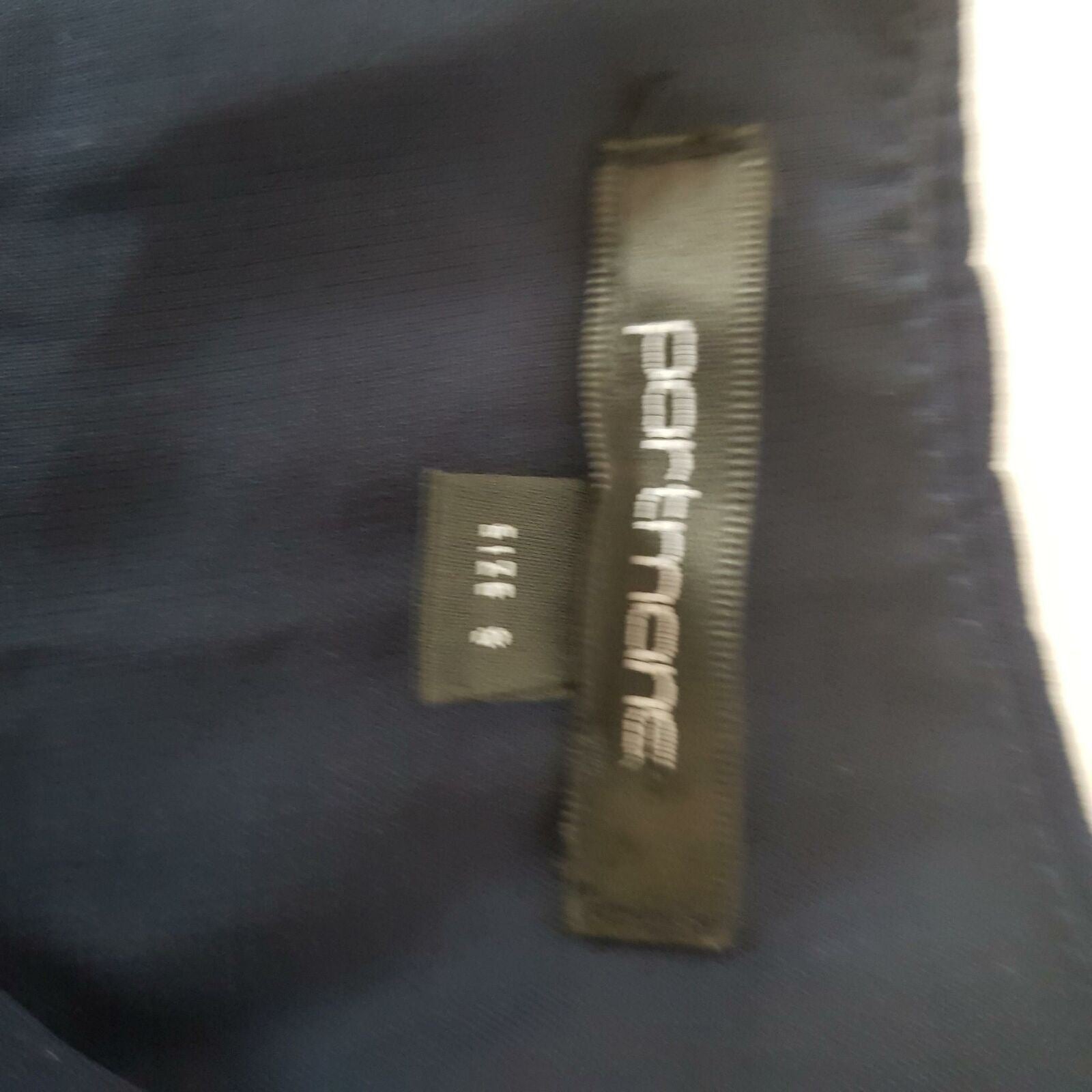 PORTMANS Navy Blue Pink A-Line Dress Business Corporate Wear Short Sleeves Belt