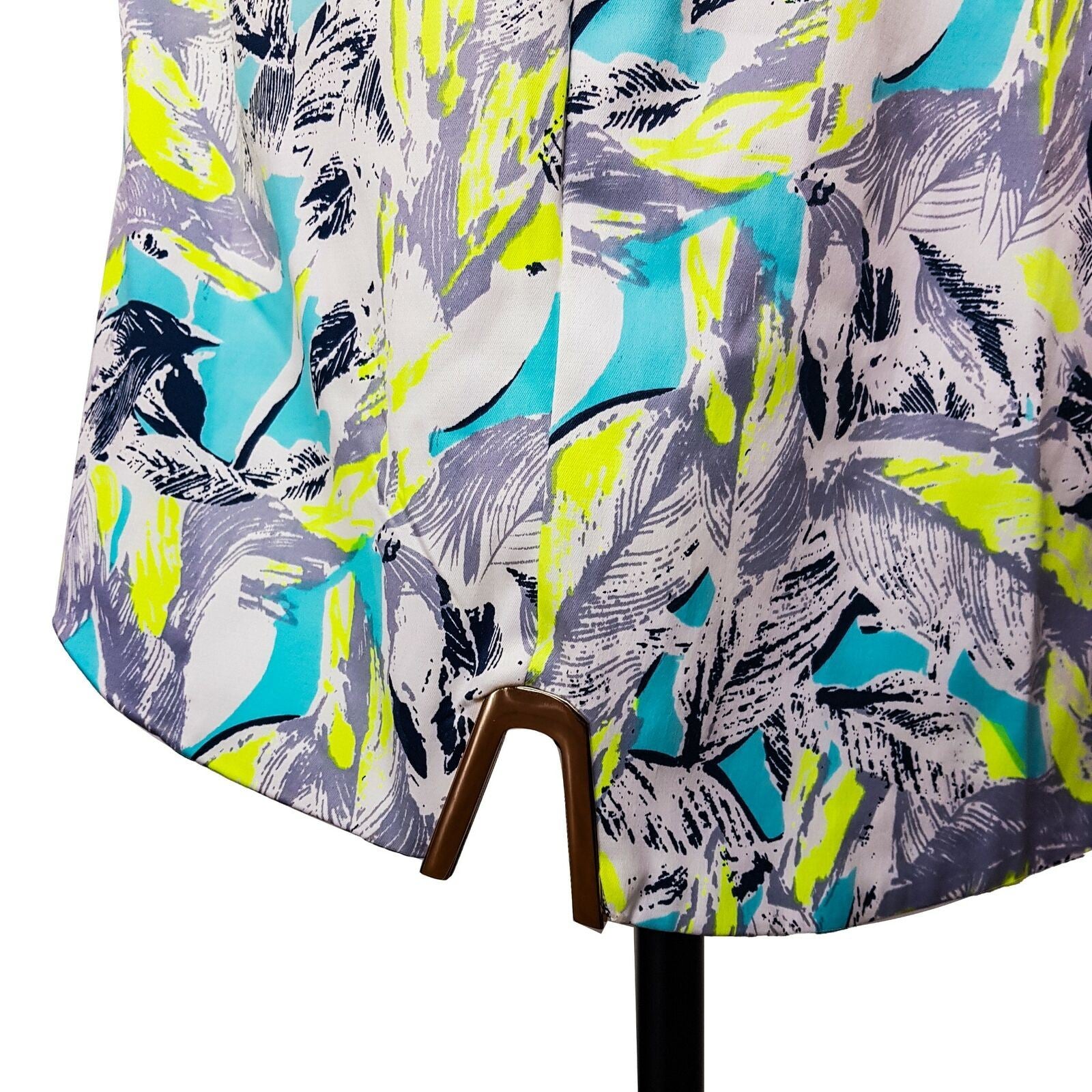 White Closet Tropical Mini Shift Dress Tropical Bright Fluoro Sexy Party Summer