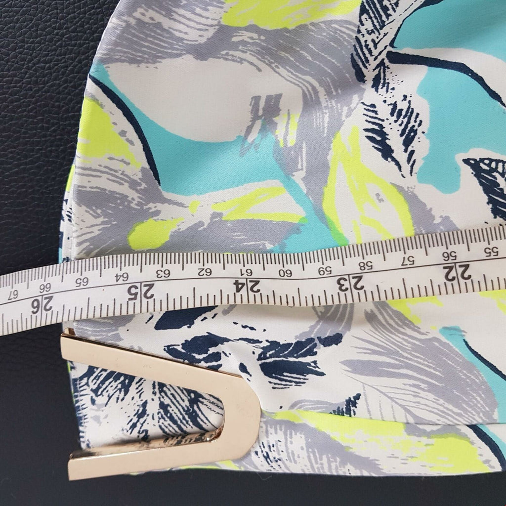White Closet Tropical Mini Shift Dress Tropical Bright Fluoro Sexy Party Summer