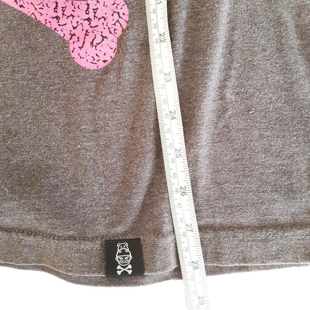 HIPPO ESTHETICS Men Women Unisex Grey Pink Sleeveless Rock Singlet Tank Top Tee