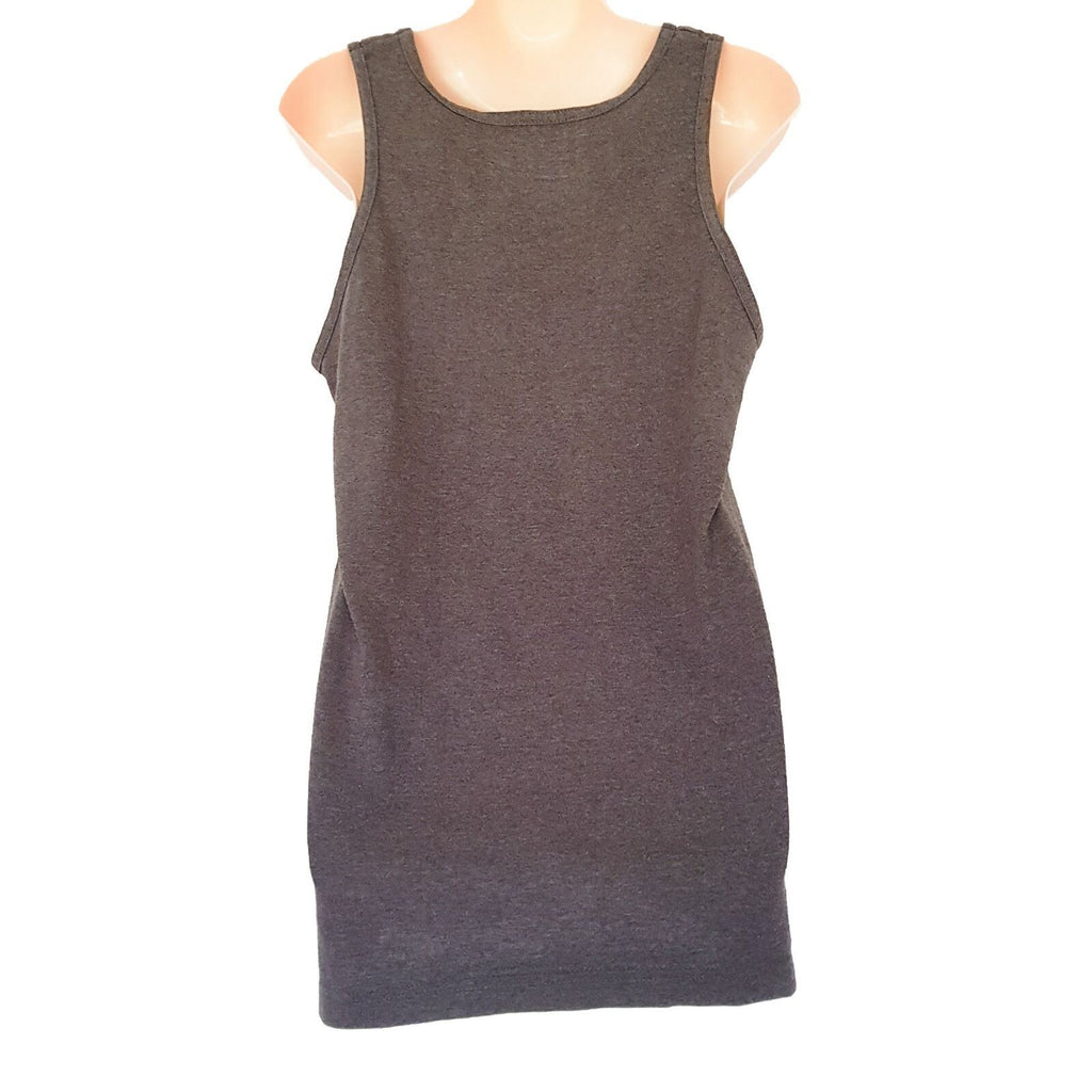HIPPO ESTHETICS Men Women Unisex Grey Pink Sleeveless Rock Singlet Tank Top Tee