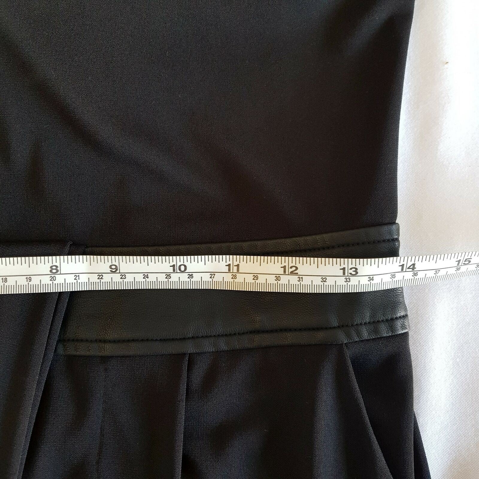 COUNTRY ROAD Black Midi Pencil Dress Size Small Half Sleeve Closure Workwear