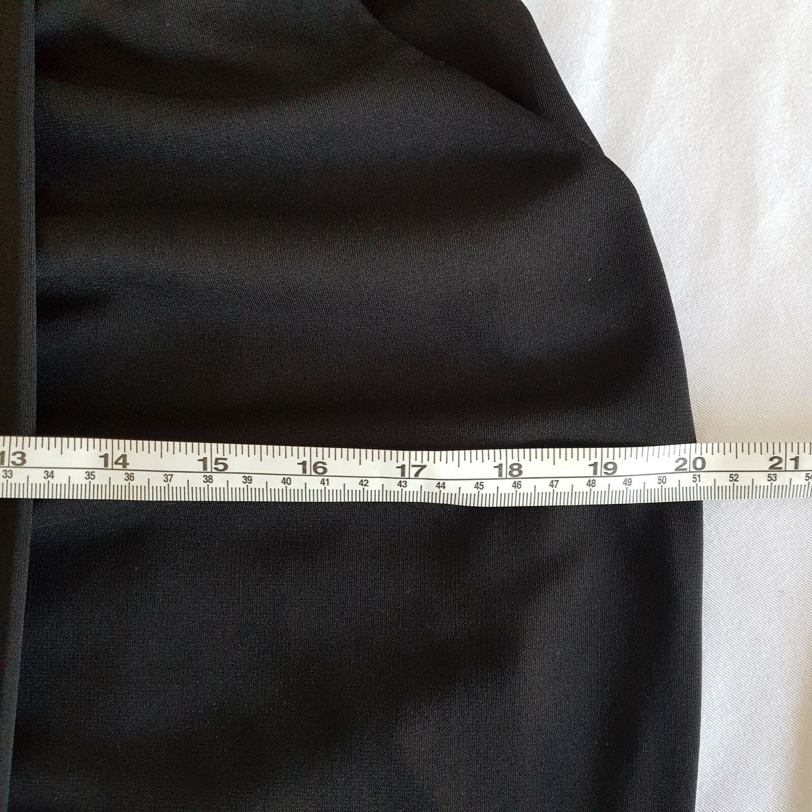 COUNTRY ROAD Black Midi Pencil Dress Size Small Half Sleeve Closure Workwear