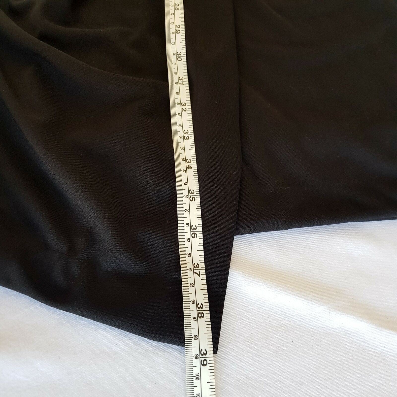COUNTRY ROAD Black Midi Pencil Dress Size Small Half Sleeve Closure Workwear