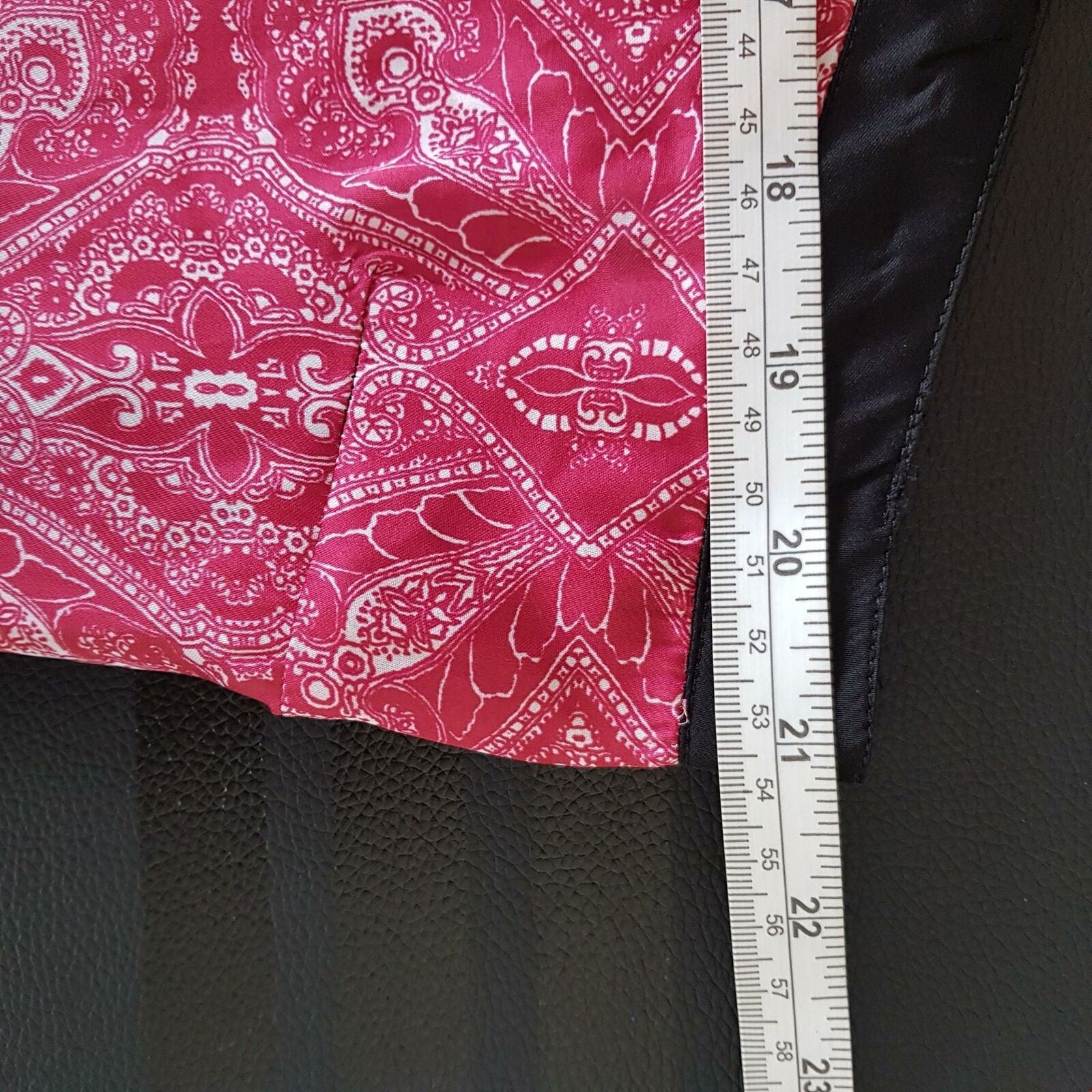 Katies Cutout Trapeze Ombre Paisley Top Blouse Party Cocktail Sleeveless Tunic
