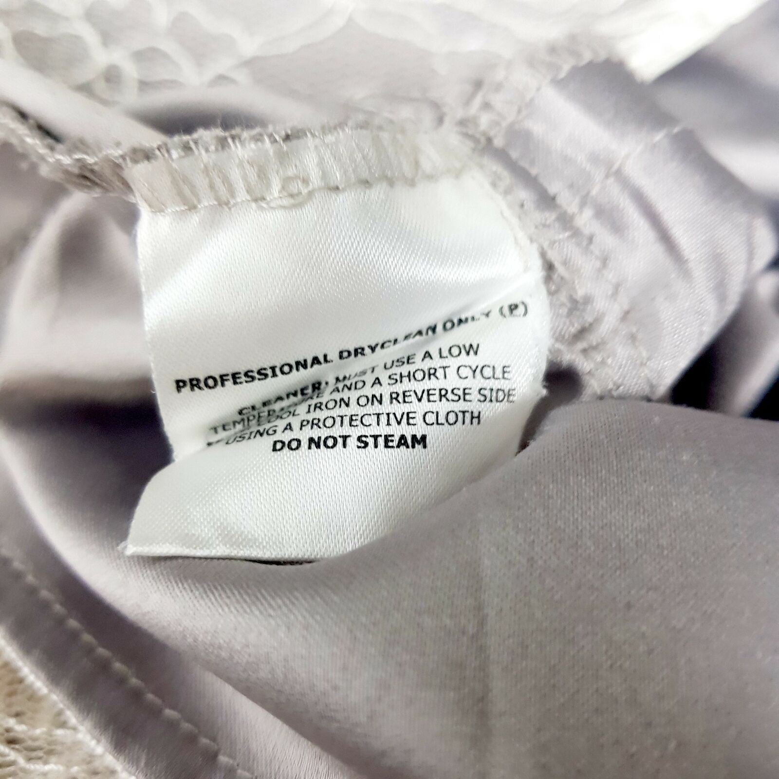 ALANNAH HILL Broken Hearted Haze Frock Metallic Grey White Lace Silk Party Dress