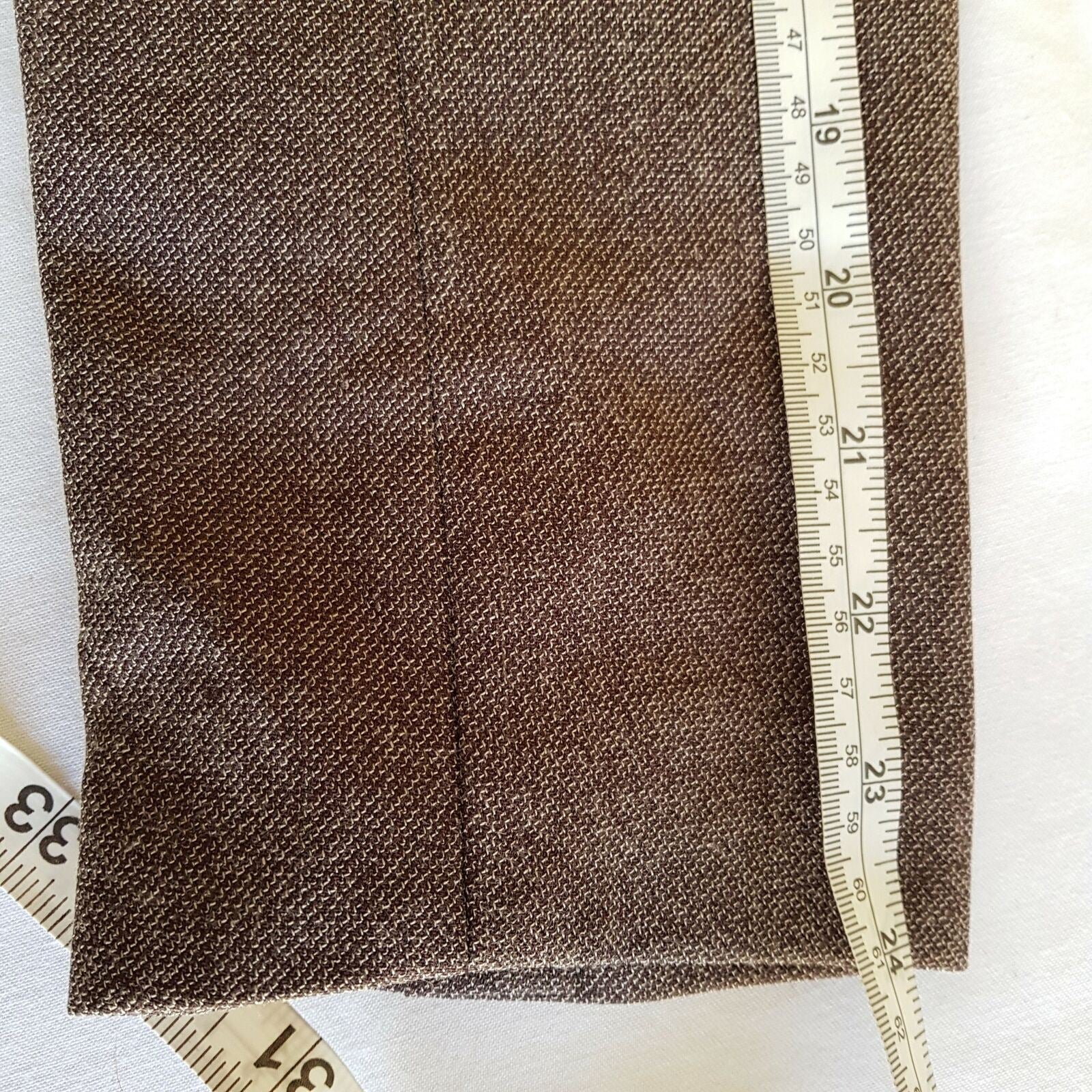 KINGFIELD Charles Voegele Dark Brown Women's Blazer Skirt Workwear Set Size 16