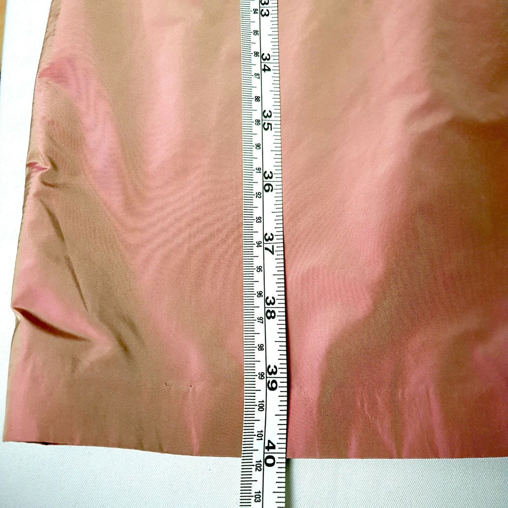 JIGSAW Sleeveless Pleated Neck Silk Midi Length Party A-Line Dress Peach Size 6