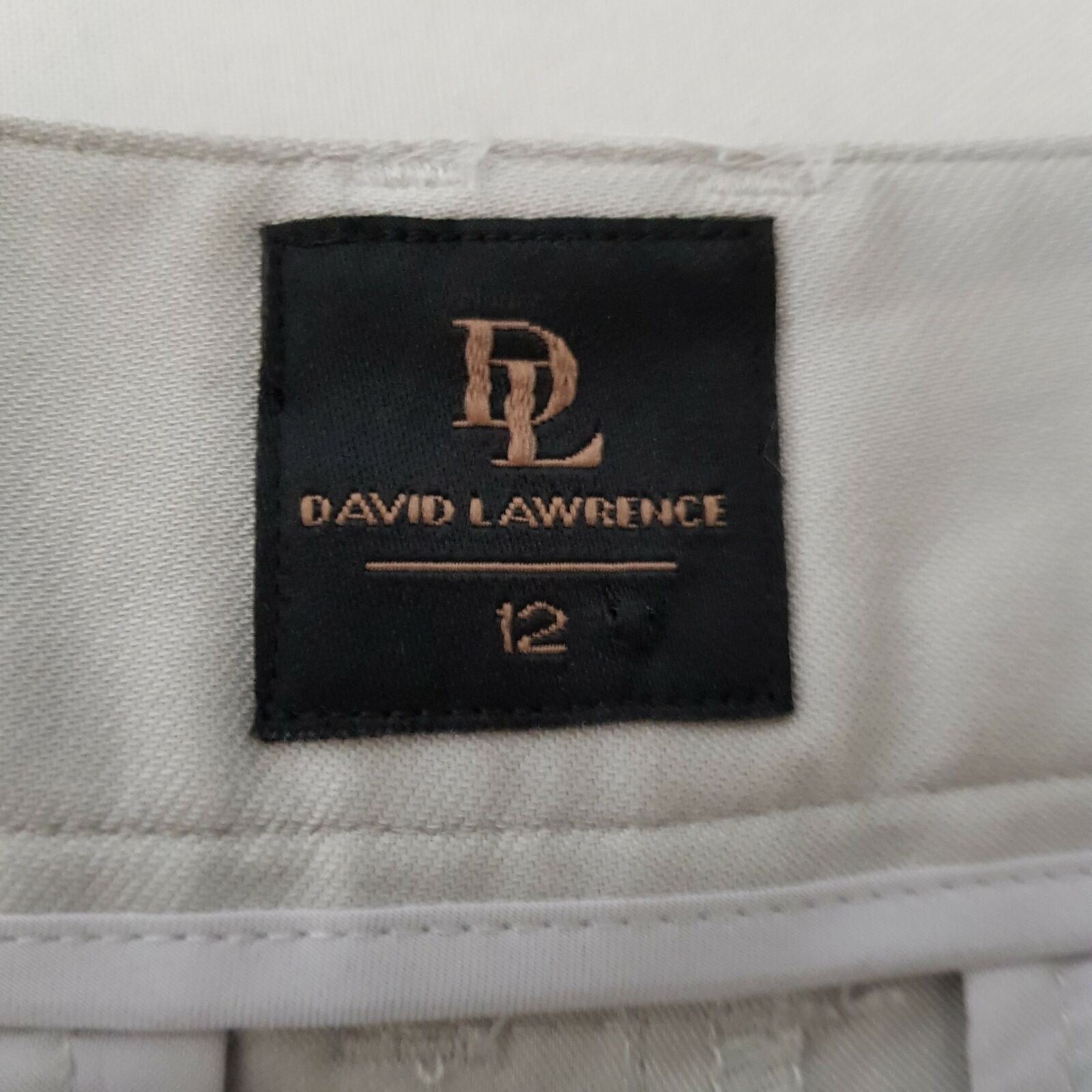 DAVID LAWRENCE Women's Mid Rise Waist Grey Shorts Cotton Casual Ladies Wear