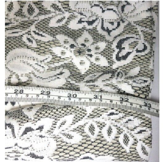 ZARA Sleeveless Beaded Boat Neck Embroidered Floral Lace A-Line Dress Size AU XS