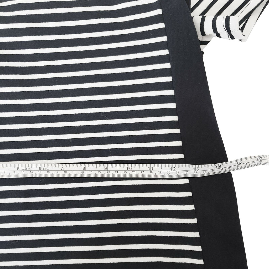 DOTTI Striped T-Shirt Dress Casual Ladies Wear Short Sleeves Knee Length Fitted
