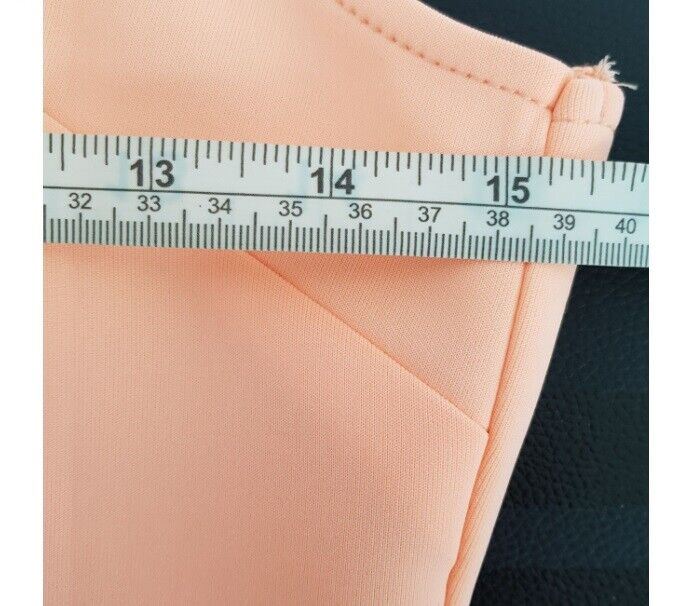 INDIKAH Bright Orange Fluoro Sleeveless Deep Back Cut-Out Bodycon Backless Dress