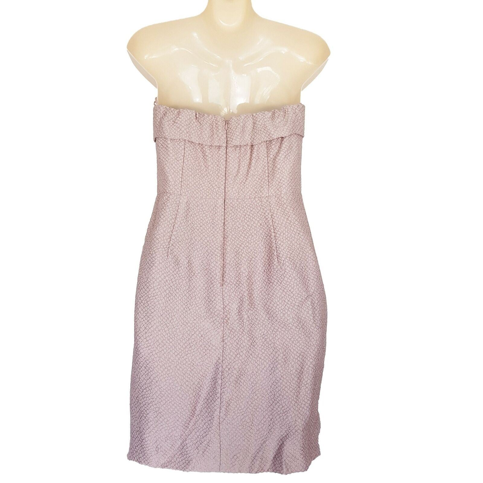 SEDUCE Pink Blossom Strapless Contrast-Trim Bustier Sexy Mini Cocktail Dress NWT