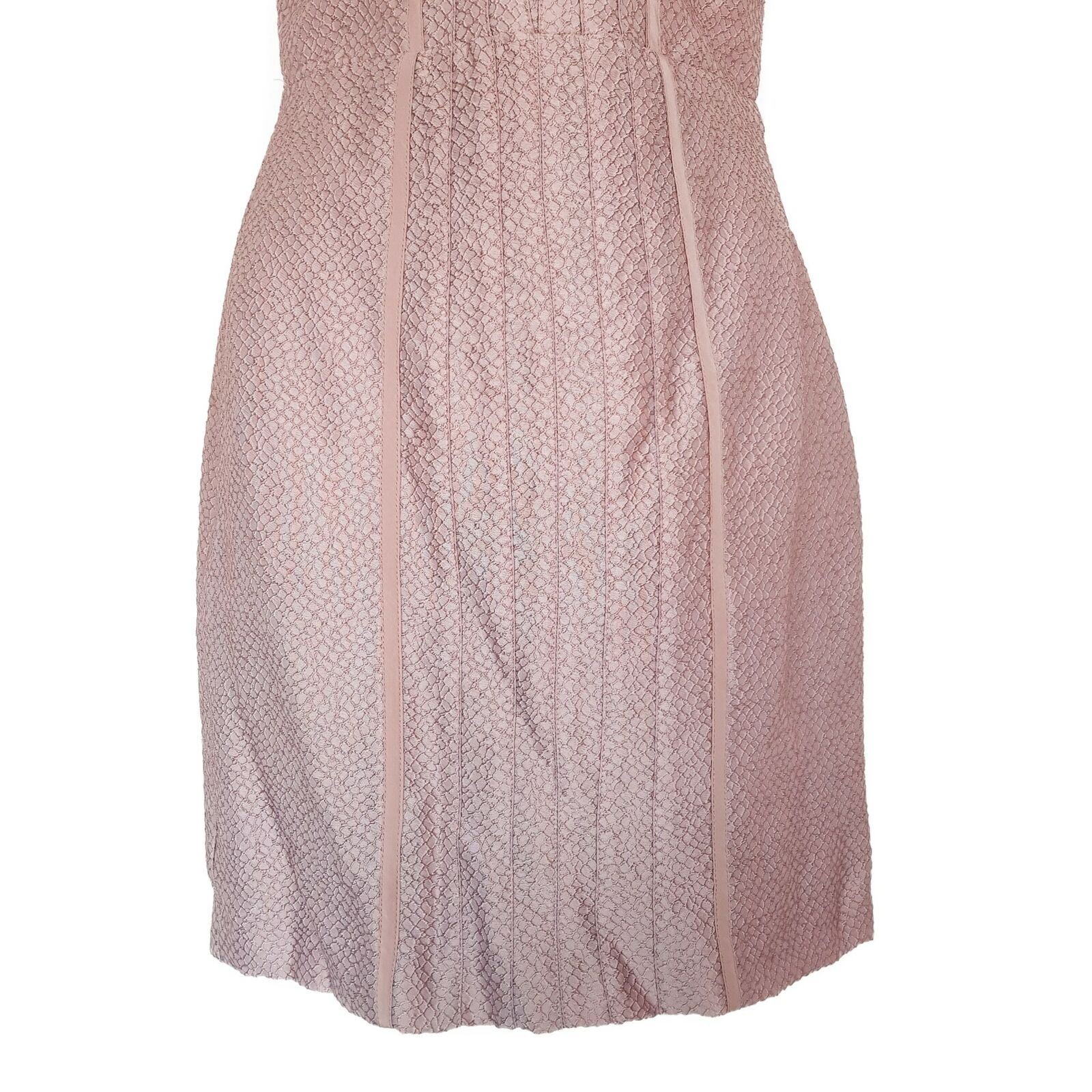 SEDUCE Pink Blossom Strapless Contrast-Trim Bustier Sexy Mini Cocktail Dress NWT