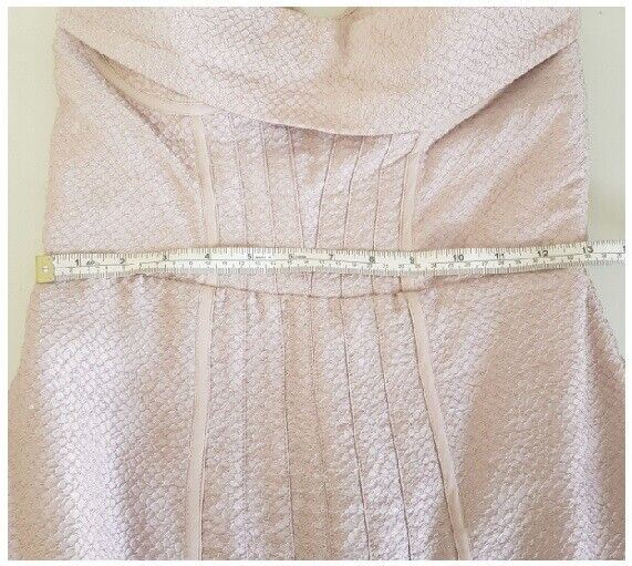 SEDUCE Pink Blossom Strapless Contrast-Trim Bustier Sexy Mini Cocktail Dress NWT