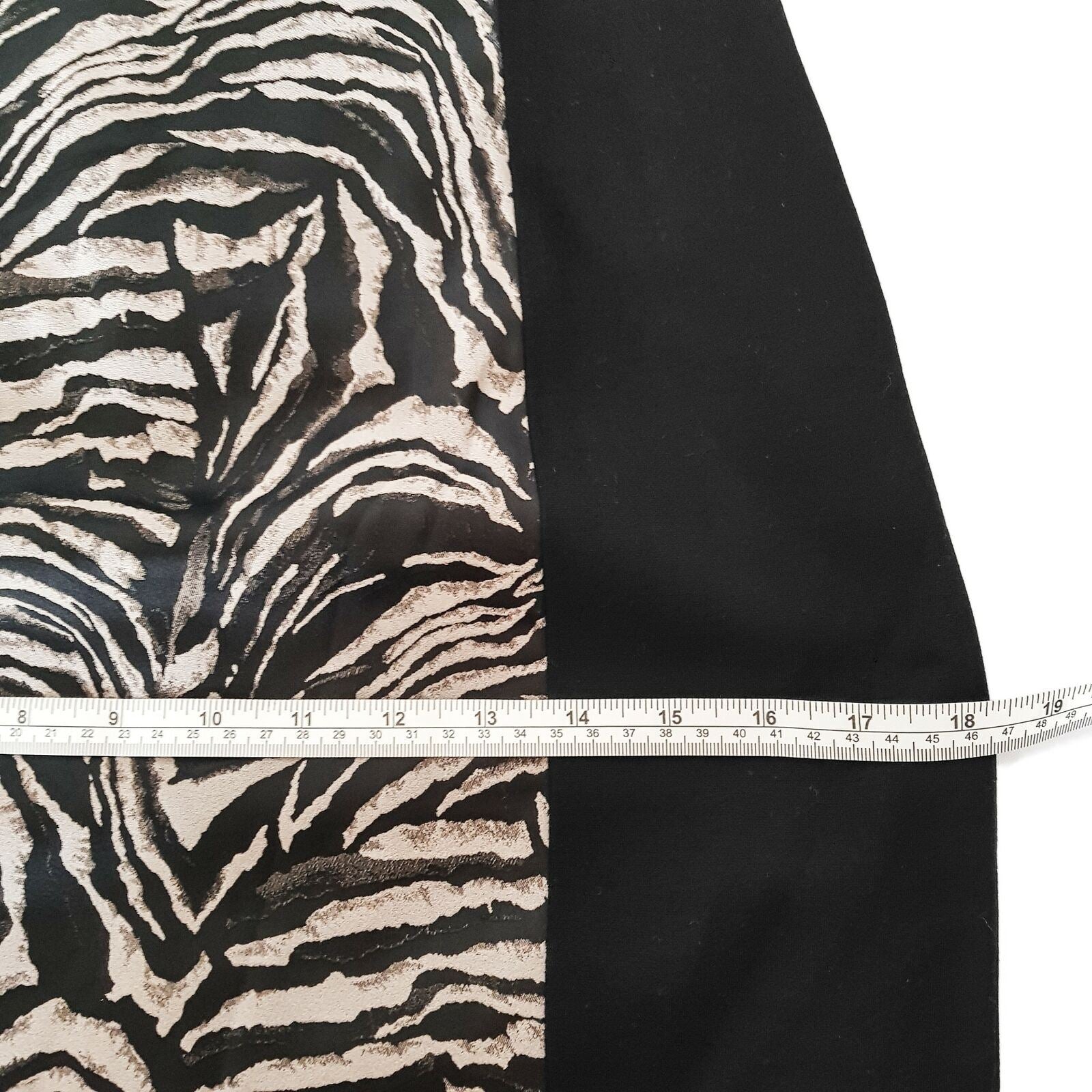 DAVID LAWRENCE Tiger Animal Print Black Dress Formal Party Cocktail Summer Wear
