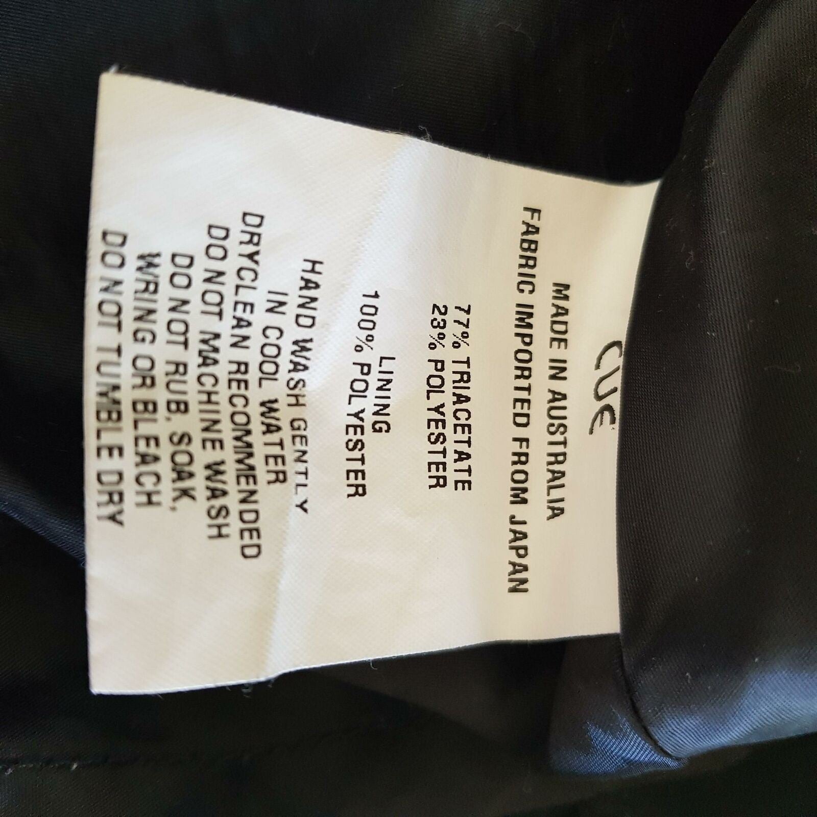 CUE Skirt 12 Shiny Black Layered Mid Rise Women's A-Line Designer Cocktail Party