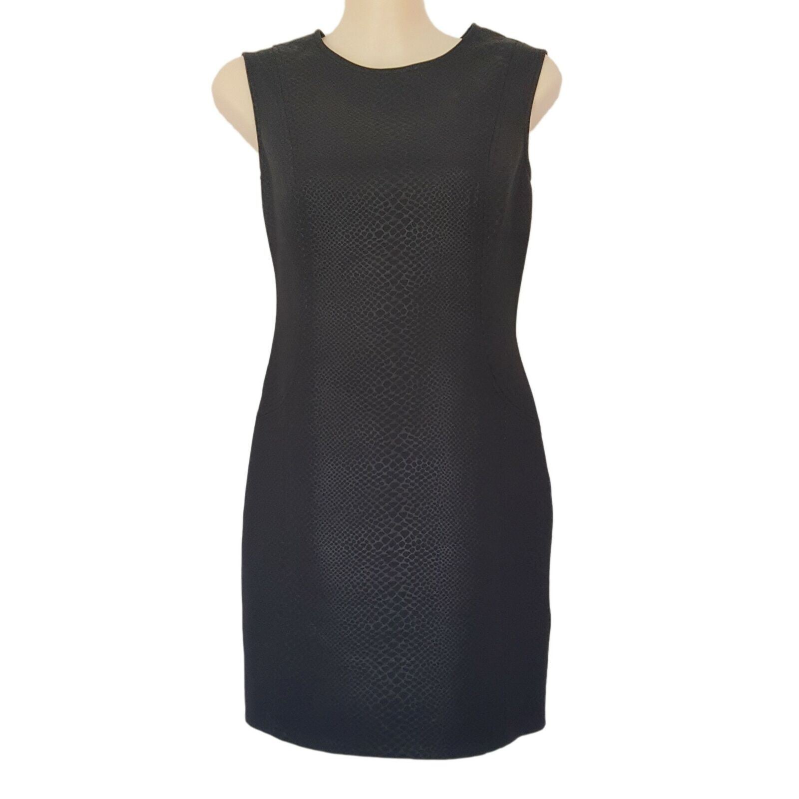 BARDOT Bodycon Formal Black Dress Wide Sleeves Back Zipper Corporate Work Wear