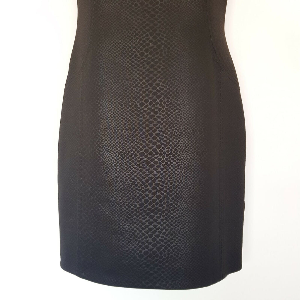BARDOT Bodycon Formal Black Dress Wide Sleeves Back Zipper Corporate Work Wear