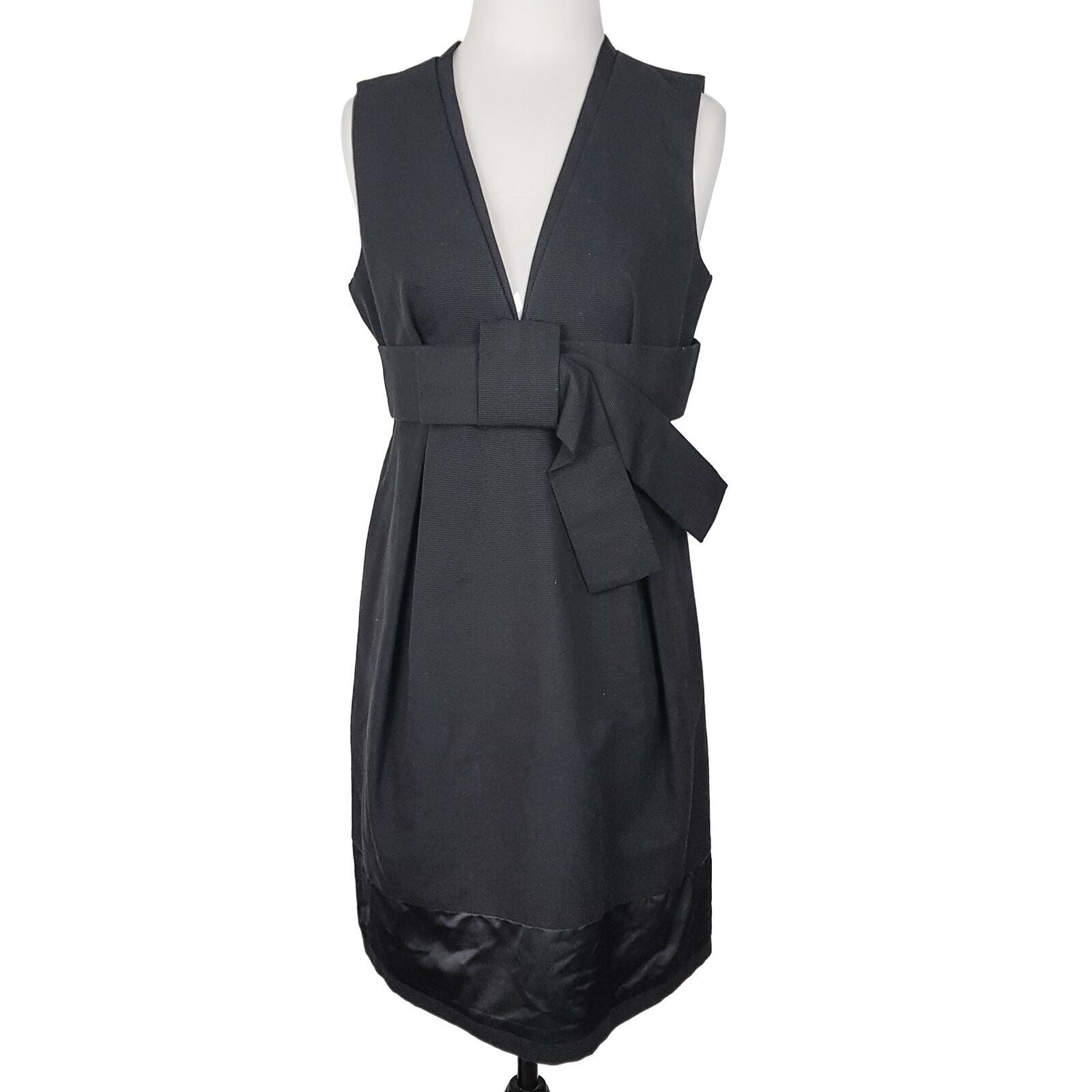 Country Road Sheath Black Dress Formal Cocktail Party Knee Length Sleeveless 10