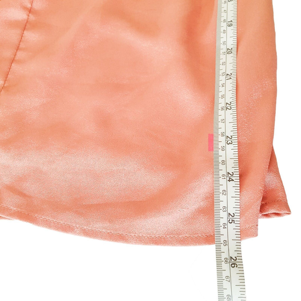 BARDOT Nude Pink Peach Salmon Women Cocktail Dress Sweetheart Party Strapless 8