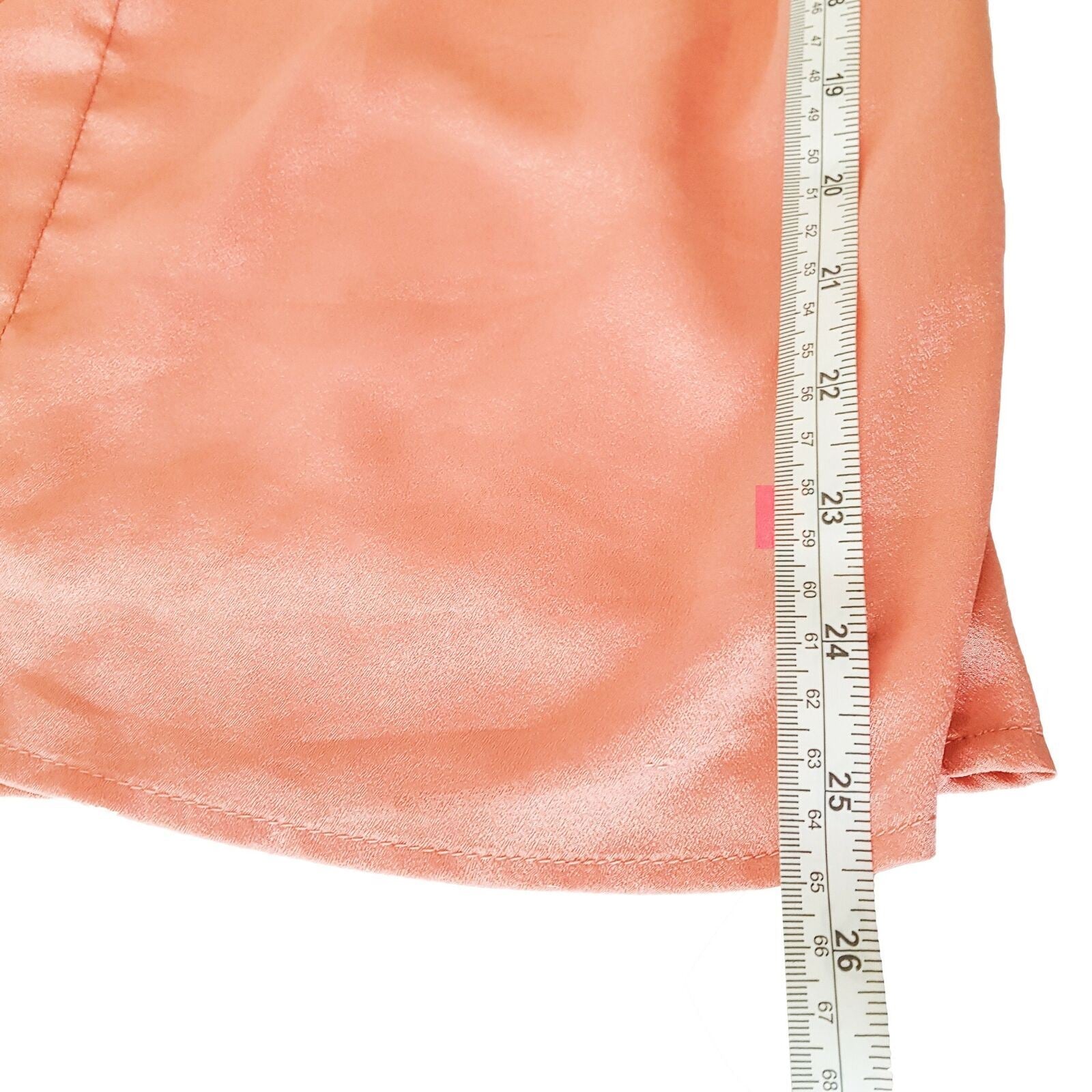 BARDOT Nude Pink Peach Salmon Women Cocktail Dress Sweetheart Party Strapless 8